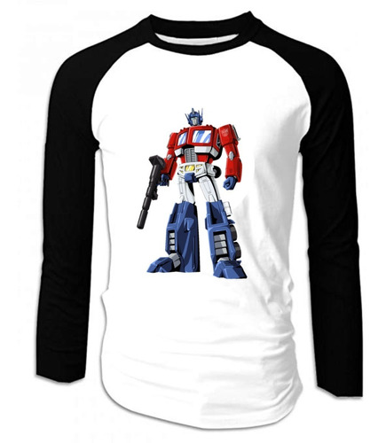 Camiseta Transformers Manga Larga Camibuso Rangla