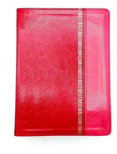 Biblia De Estudio Holman Para Mujer Fucsia/rosado Símil Piel