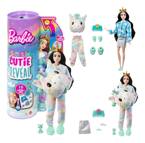 Barbie Cutie Reveal Serie 2 Unicornio Em