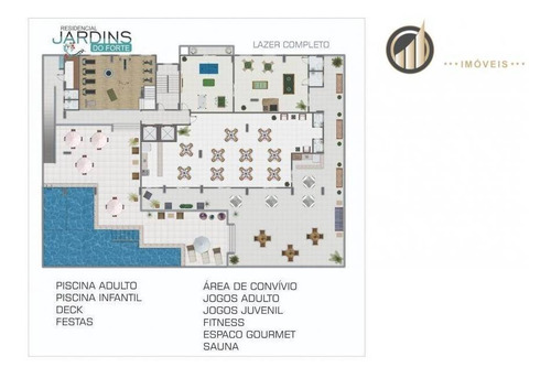 Apartamento Com 2 Dormitórios À Venda, 80 M² Por R$ 500.100,55 - Canto Do Forte - Praia Grande/sp - Ap2707