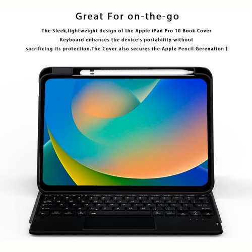 Folio Funda Con Teclado Bt @ iPad 10ma Generación 10.9 2022