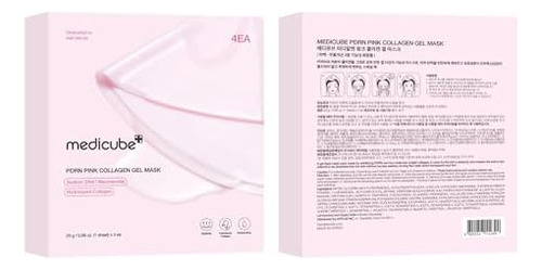 Máscara Facial Medicube Salmon Dna Pdrn - Kit Com 4 Unidades