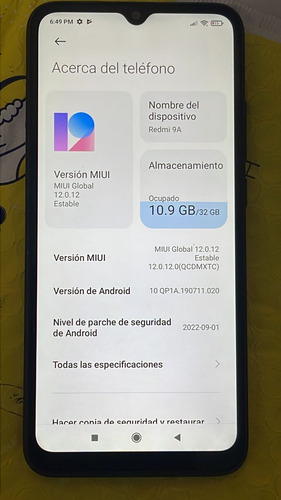Xiaomi Redmi 9a. Libre Sin Detalles . Lerr!! Negro (Usado)