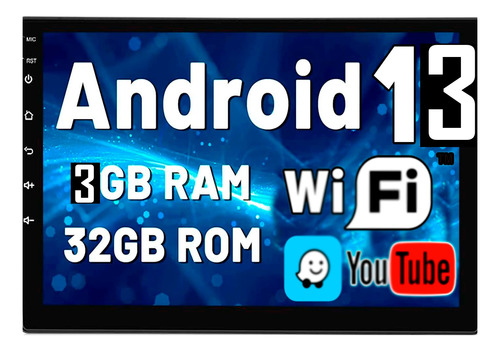 Radio Android 2 Din Pantalla  Gps 7  Full Hd iPhone + Envio