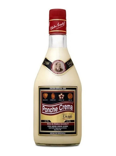 Ponche Crema Eliodoro Gonzalez 0.75lts 14°gl 12 Unds