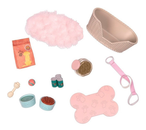 Imagen 3 de 6 de Lori Muñeca Dafina 16cm Con Accesorios Y Mascota Yorkshire