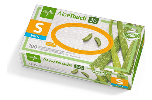 Aloetouch 3g Guantes De Examen Sintéticos Sin Polvo Sin Láte