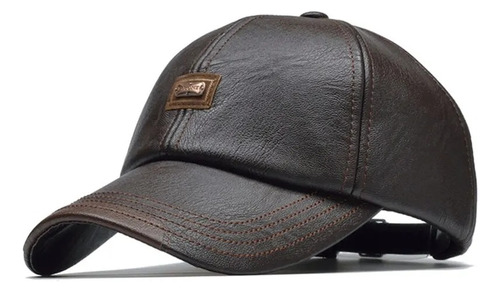 Gorra Béisbolera De Cuero Pu 