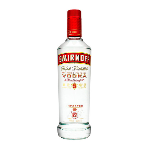 Vodka Smirnoff No.21 aroma suave 1 litro 40% de alcohol