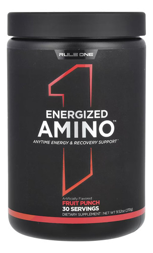 Rule One Amino Energizado 30 Serv Sabor Fruit Punch