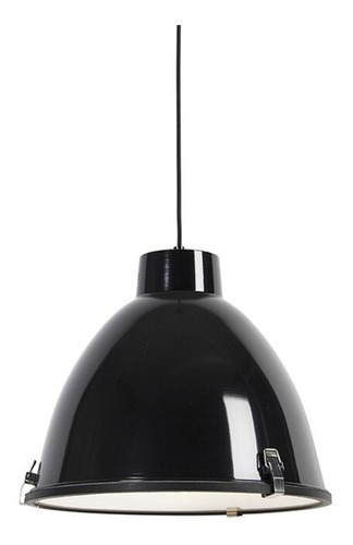 Lámpara Colgante Negra Con Difusor Diseño Moderno / Hb Led