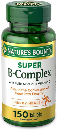 Super B-complex Nature's Bounty 150 Tabletas