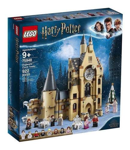 Blocos de montar LegoHarry Potter Hogwarts clock tower 922 peças em caixa