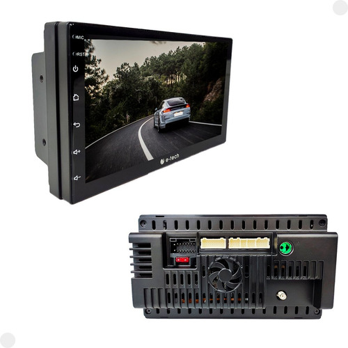 Kit Central Multimídia Mp5 2 Din Android Fiat Uno Mille