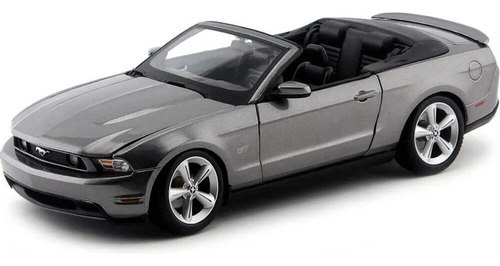  2010 Ford Mustang Gt Gris 1:18 Coleccion Maisto Febo 