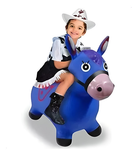 Sp Mix Inflável Cavalo Cor Azul