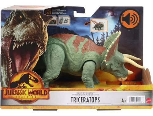 Jurassic World Dominion Triceratops Con Sonido Nuevo 2022