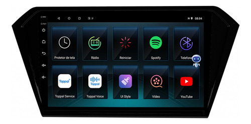 Multimidia Voyage G7 G8 9p Qled Android Carplay 2gb 32gb