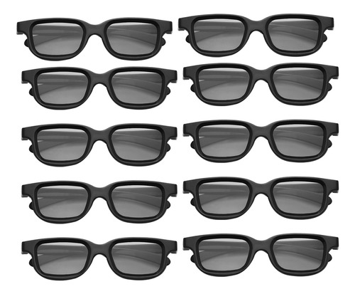 Gafas 3d Pasivas Polarizadas Para Televisión 3d, Cine 3d Rea