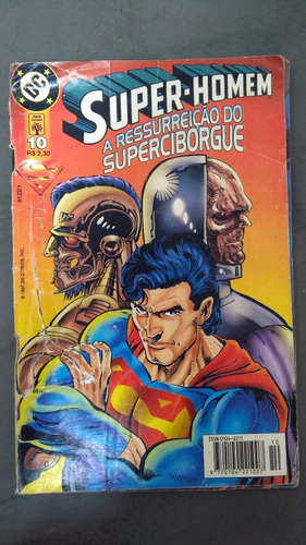 Super Homem  A Ressurreição Do Superciborgue N° 10 - Dc Gibi