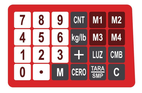Refaccion Bascula Vin Vins-40 Tarjeta Teclad Ref-vins40g2-07
