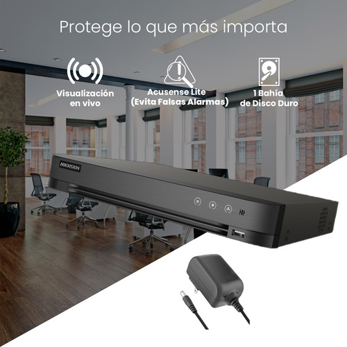 Dvr Hikvision Ids-7204huhi-m1/s(c) 4 Canales + 4 Ip 4k 8 Mp