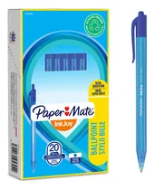 Comprar Paper Mate Inkjoy 100rt Boligrafo Retractil Punta Media Azul
