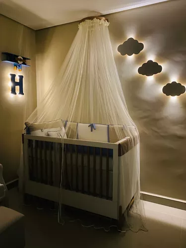 Jogo nuvem enfeite parede quarto bebe
