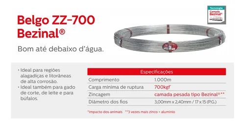 Arame Belgo Z-700