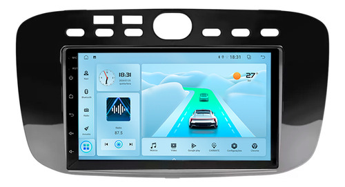 Multimídia Punto 13/17 Qled 7p Android Carplay 2gb 64gb Adak