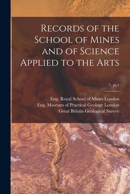 Libro Records Of The School Of Mines And Of Science Appli...