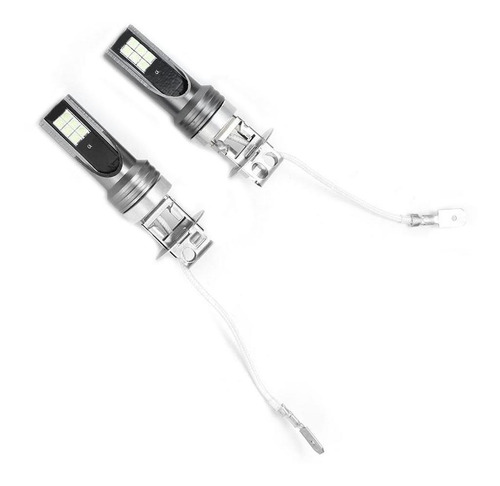 2pcs 3030-12led H3 24w 6000k Coche Llevó La Lámpara De Nie