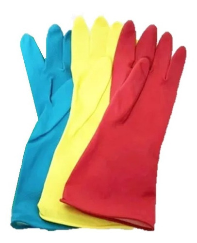 3 Pares De Guantes De Latex Domésticos Sponya