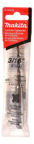 Broca Para Concreto Sds-plus 3/16 X 41/2 Makita D00826