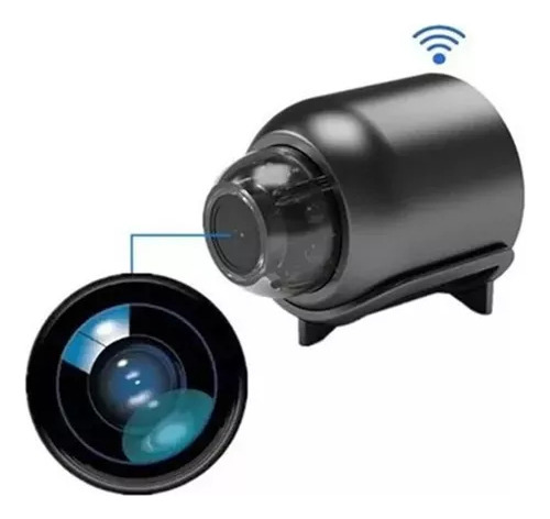 2 Peças Mini Câmera De Vigilância X5 Wifi 1080p Full Hd