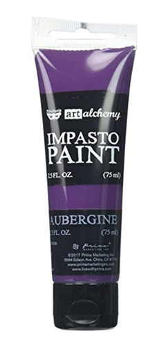 Arte Alquimia-empaste Pintura-berenjena