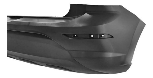 Para-choque Traseira Polo Track 2023 2024 2025 Liso Preto