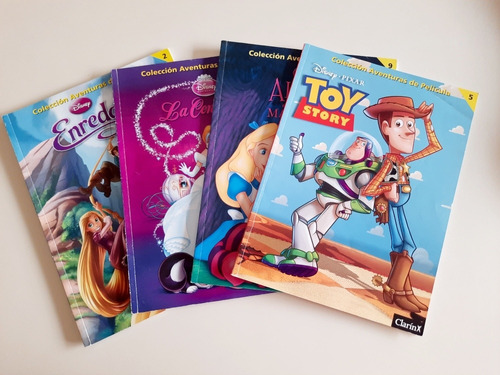 Serie De Libros De Historietas Infantiles Disney X 4 Libros