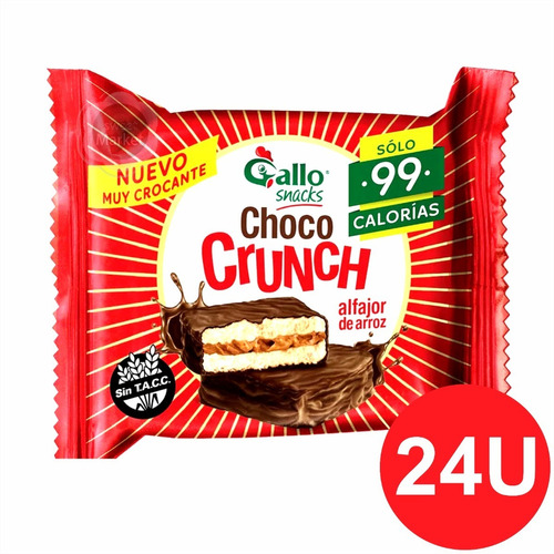 Alfajor De Arroz Chococrunch X24u - Oferta En Sweet Market