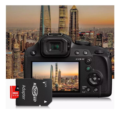 Tarjeta De Memoria Sd Card 128gb Kesspeed Tarjeta Tf Card Memoria Sd Con Adaptador Memoria Sd 128gb 4k U3 High Speed Memory Memorias Para Cámara Computadora Accesorio para celulares