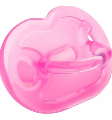 Chupeta Silicone 6m+ Tam 2 Rosa Lolly 6015-01-f