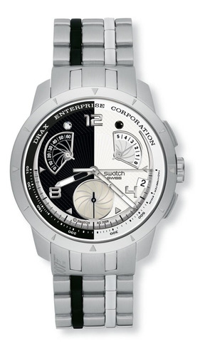 Relógio Swatch 007 Villain Collection Hugo Drax Moonraker
