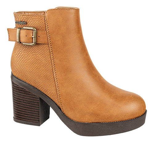 Botines Taco Azaleia Mafer-306 Camel