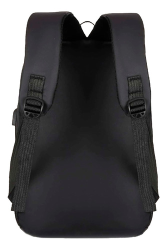 Mochila Urbana Porta Notebook Resistente Estudiantil Usb Color Gris