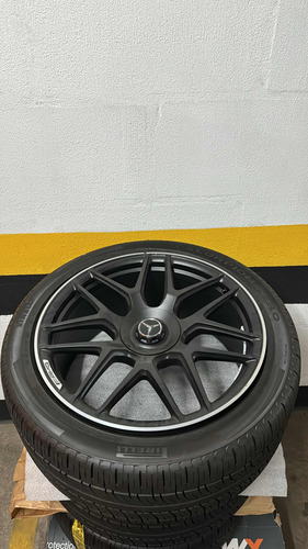Jogo Rodas Mercedes G63 Aro 22 Com Pneu Originais Novas
