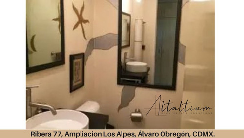 Casa En Venta Ribera 77, Ampliación, Los Alpes, Álvaro Obregón, Cdmx. Vg5-za