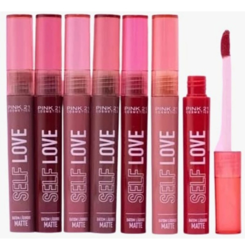 Labial Liquido Matte Self Love- Pink 21- Lip Gloss- Glowee