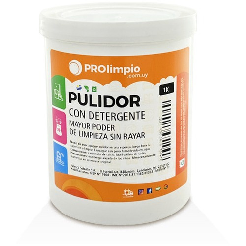 Pulidor Con Detergente 1 Kilo Limpia Sin Rayar - Prolimpio