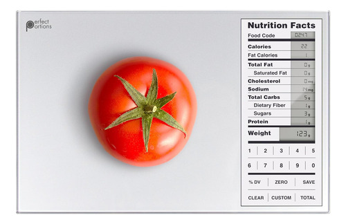 Escala nutricional para planejamento de refeições e rastreamento de macros