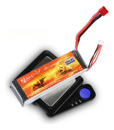 Floureon 3000mah 3s 11.1v 30c Lipo Batería T Enchufe Para Rc